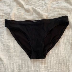 black bikini bottom